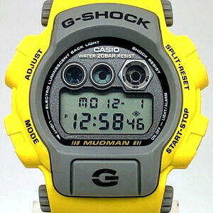 G-SHOCK CASIO Watch DW-8400Y-9T MUDMAN MEN IN YELLOW Mud Resist Dustproof and...